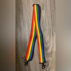 Cynthia Rowley Rainbow Print Purse Guitar Strap